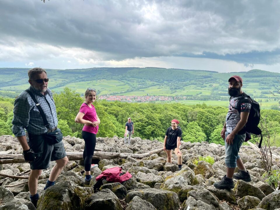 Die Wandergruppe in der Rhön ©KompasseV