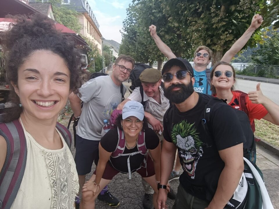 Kompass Wanderung 2024 entlang des Rheinsteigs ©KompasseV